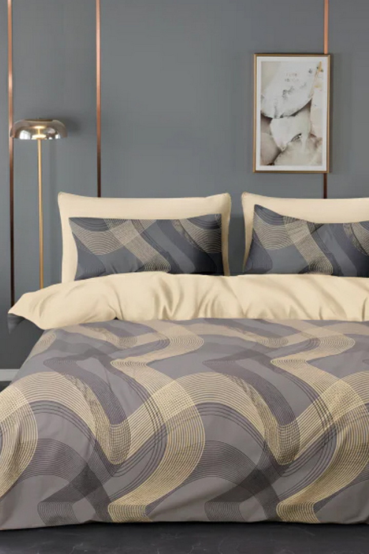 Євро комплект постільної білизни "Viluta"